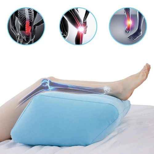 Leg Elevation Pillow — Memory Foam Wedge for Circulation, Swelling & Back Pain