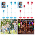 Standing Bubble Machine for Kids – LED Lights & Music Outdoor Toy