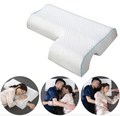 Arched Couple Pillow — Adjustable Dual Cube Memory Foam Cuddle Pillow Canada