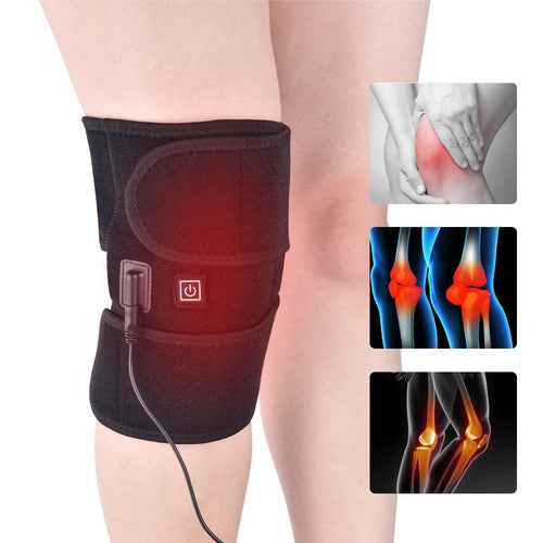 Heated Knee Brace — Electric Warming Compression Sleeve for Arthritis and Knee Pain Relief