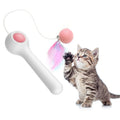 Cat Retractable Feather Wand Toy — Extendable Interactive Stick for Indoor Cats