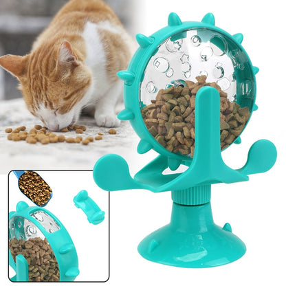 Pet feeding interactive wheel Canada — slow feeder puzzle toy turning mealtime into enrichment for cats and dogs