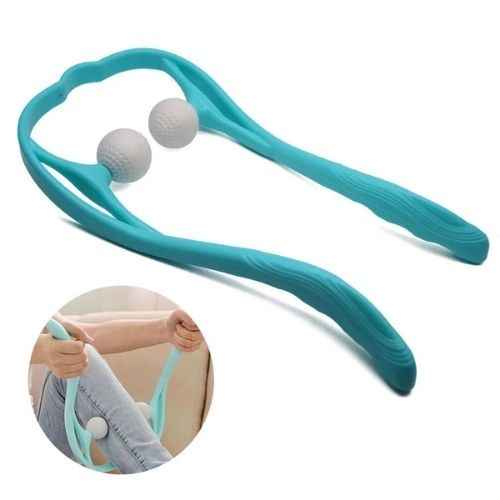 Dual Pressure Point Massager — 4-Knob Trigger Point Tool for Neck & Shoulders