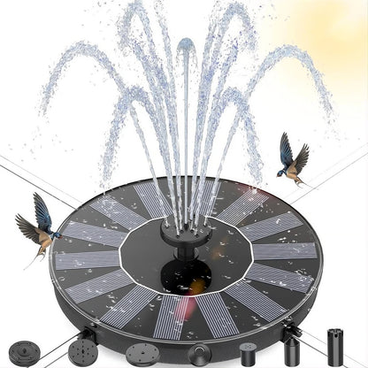 Solar Water Fountain - SBDS WORDTR-10671bird bath fountaingarden fountainoutdoor water feature