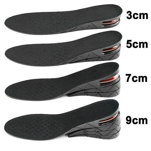 Air cushion height boost insoles Canada — shock-absorbing heel lift insoles comfortable for full work days
