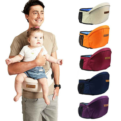 Baby Hip Seat Carrier — Ergonomic Waist Support Belt for Carrying Infants Hands-Free