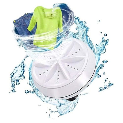 Ultrasonic portable washing machine Canada — compact bucket washer for apartments dorms and travel with no plumbing