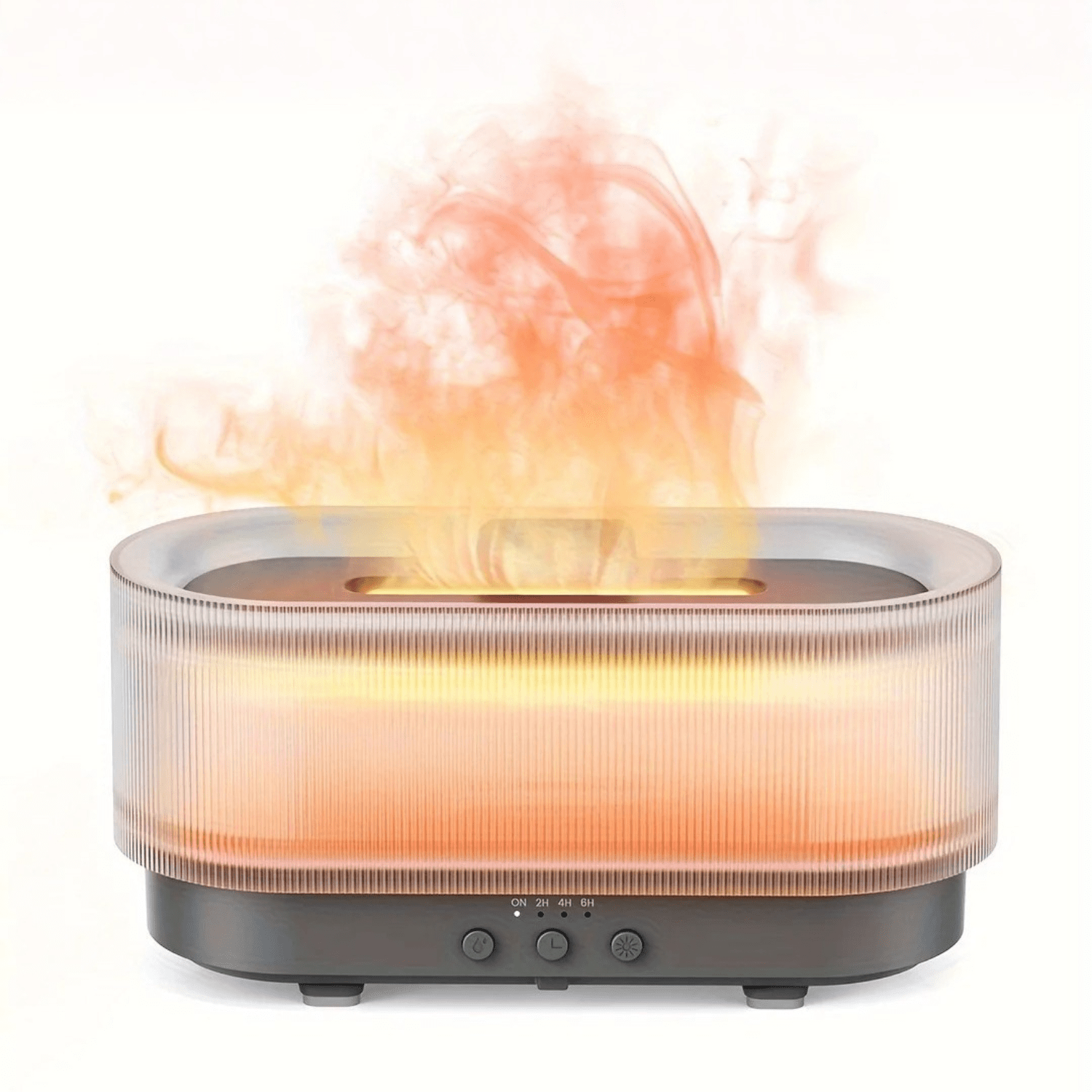 Air flame humidifier ultrasonic aroma diffuser 300ml modern solution for dry air cracked skin sinus problems and poor sleep quality with essential oils aromatherapy Canada