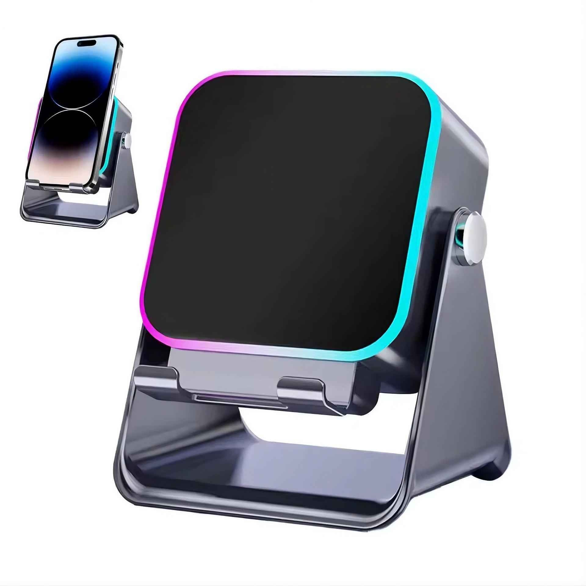 5-in-1 Wireless Charging Bluetooth Speaker — Charge Phone Watch Earbuds While Playing Music