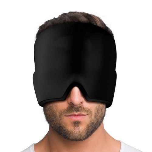 Cold Therapy Migraine Relief Cap — Gel Ice Head Wrap for Headache & Sinus Pain