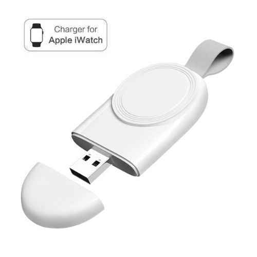 Portable Apple Watch Charger — Magnetic USB-C Keychain Charger for Apple Watch Travel