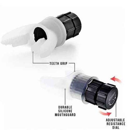Lung Breath Trainer — Adjustable Resistance Breathing Device for Lung Strength