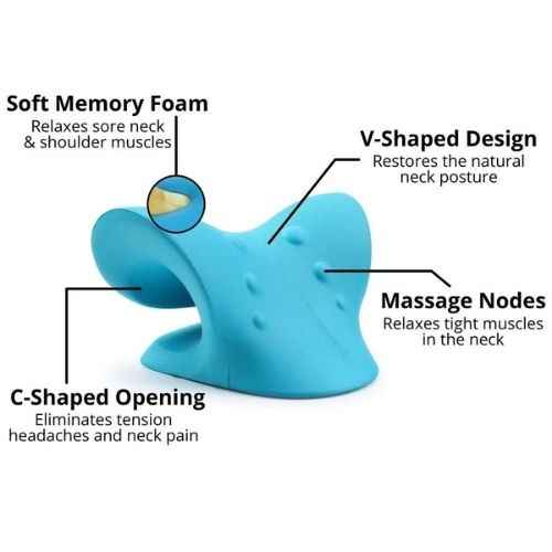 Neck Relaxer Stretcher — Foam Cervical Corrector for Neck Pain & Posture