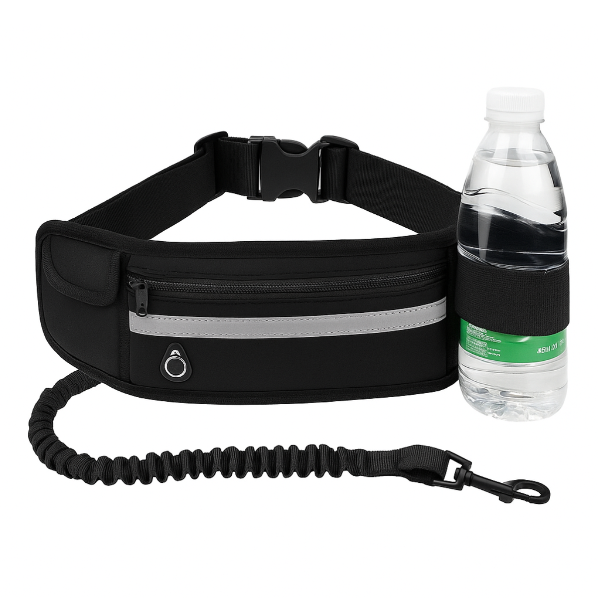 Hands-Free Dog Leash — Waist Belt Running Leash for Active Dog Owners and Joggers