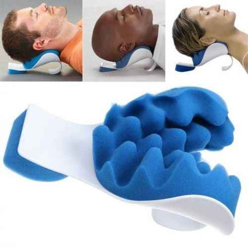 Neck and Shoulder Relaxer Pillow — Cervical Stretcher for Tension & Stiffness