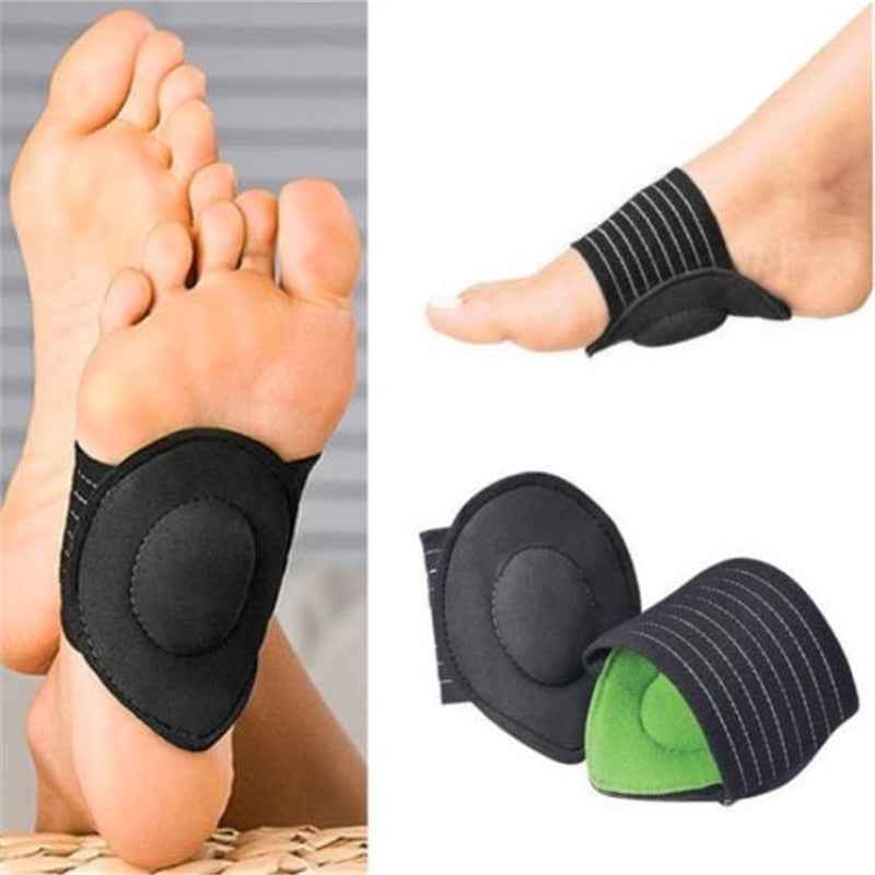 2x Arch Support Foot Cushion Pad — Gel-Foam Insole for Plantar Fasciitis & Flat Feet