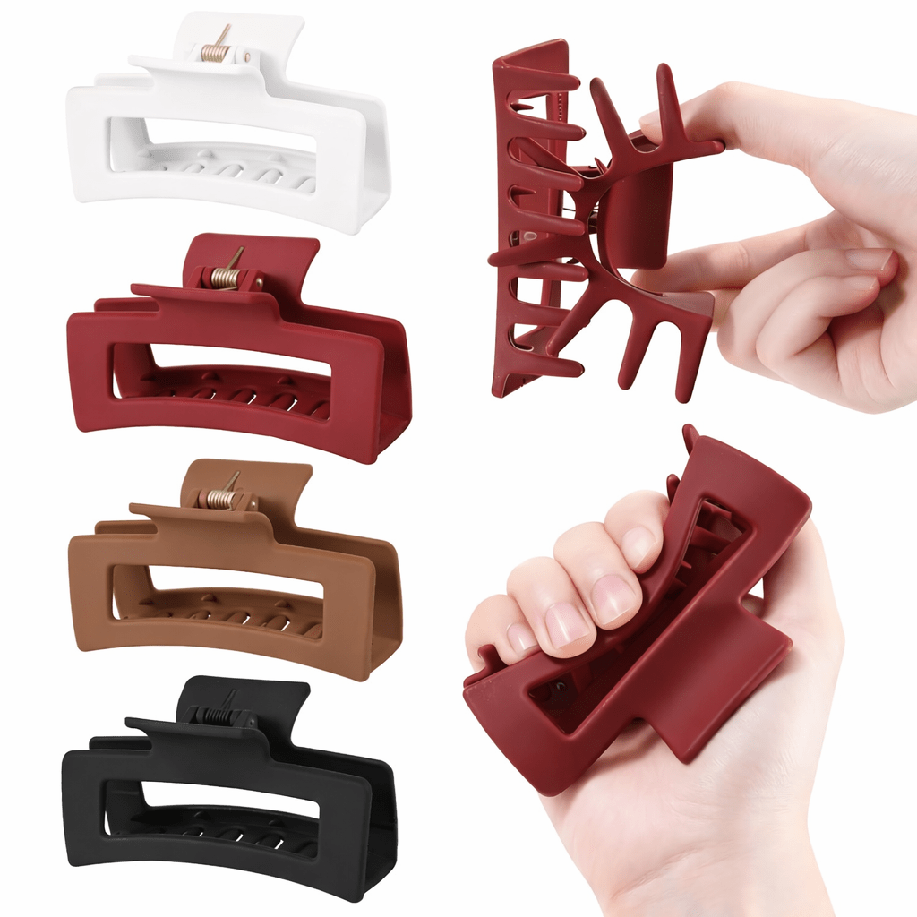 Silicone Soft Non - Breaking Claw Clip - SBDS WORDTR-10312claw cliphair accessorieshair clip
