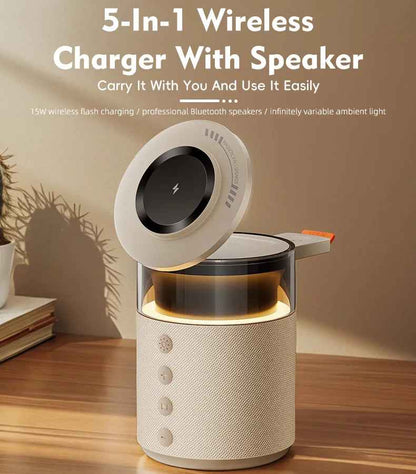 5-in-1 MagSafe Wireless Charging Station — Charge iPhone Apple Watch AirPods and More Simultaneously