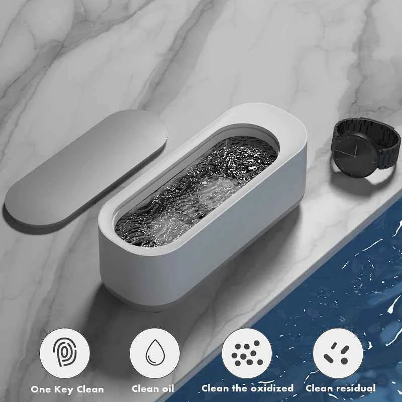 Ultrasonic Cleaning Machine — Removes Dirt and Residue from Jewelry Glasses and Electronics