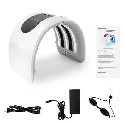 LED Therapy Light — 7-Wavelength Red & Blue Light for Acne, Wrinkles & Skin