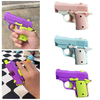 Stress Relief Fidget Pistol Toy — Satisfying Click-and-Spin Fidget for Focus and Anxiety