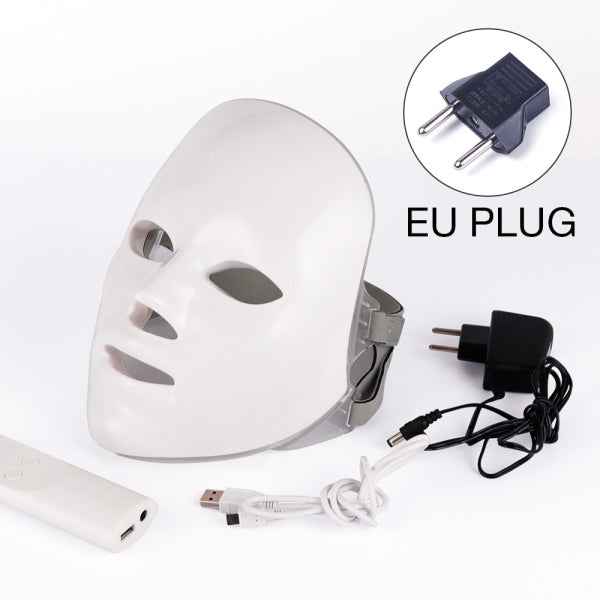 LED Therapy Mask — 7-Mode Light Therapy for Acne, Wrinkles & Pigmentation