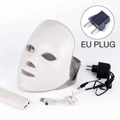 LED Therapy Mask — 7-Mode Light Therapy for Acne, Wrinkles & Pigmentation