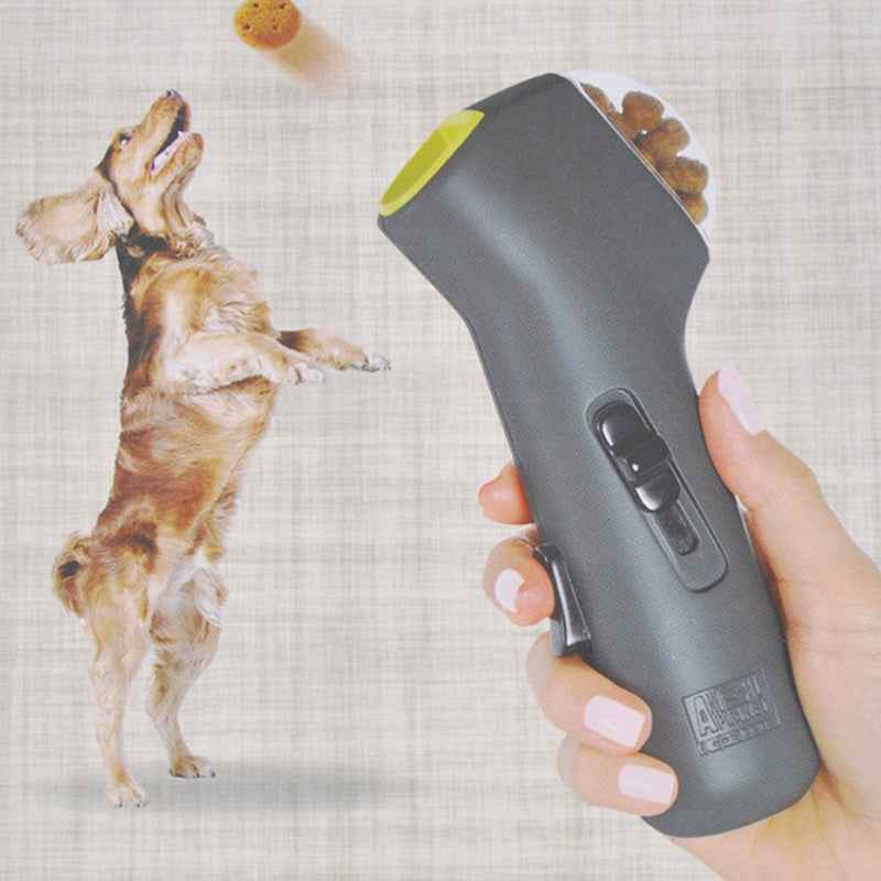 Dog Treat Launcher — Shoot Treats to Train and Reward Your Dog From a Distance