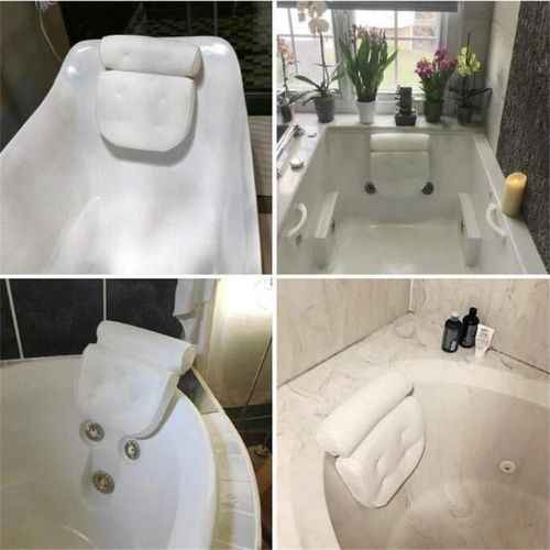 Bathtub Pillow — Ergonomic Neck & Back Support for Bath Relaxation