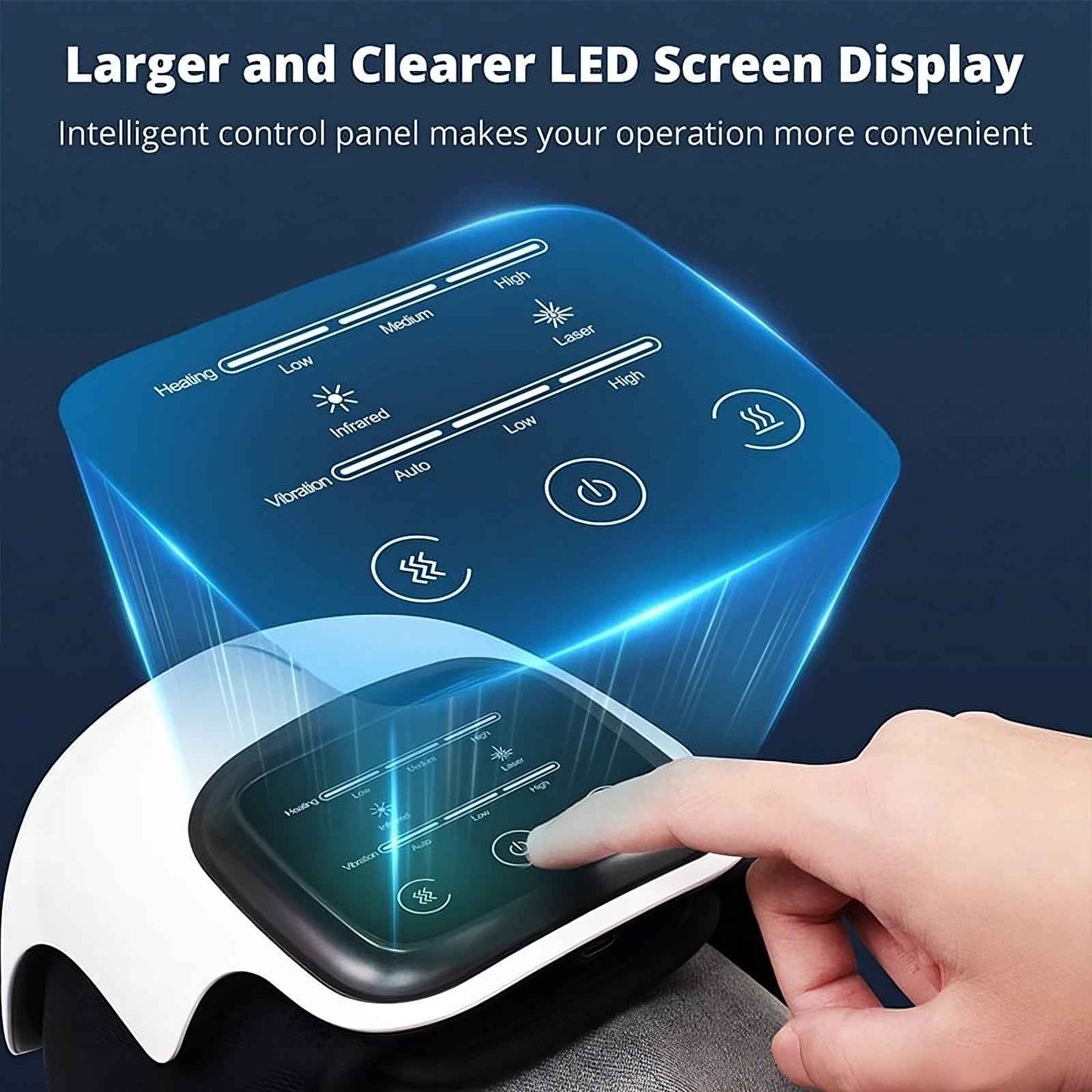 Electric Knee Therapy Device — Infrared Heat and EMS for Knee Pain Relief and Joint Recovery