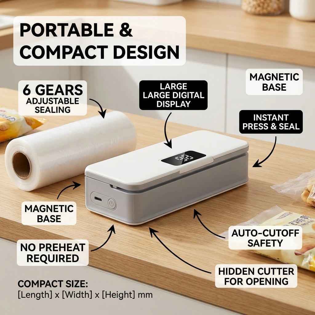 Kitchen Bag Sealer - SBDS WORDTR-10535bag sealerfood freshnessfood storage