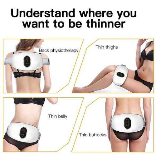 EMS Slimming Massage Belt — Electric Abdominal Toning and Waist Firming Belt for Core Strength