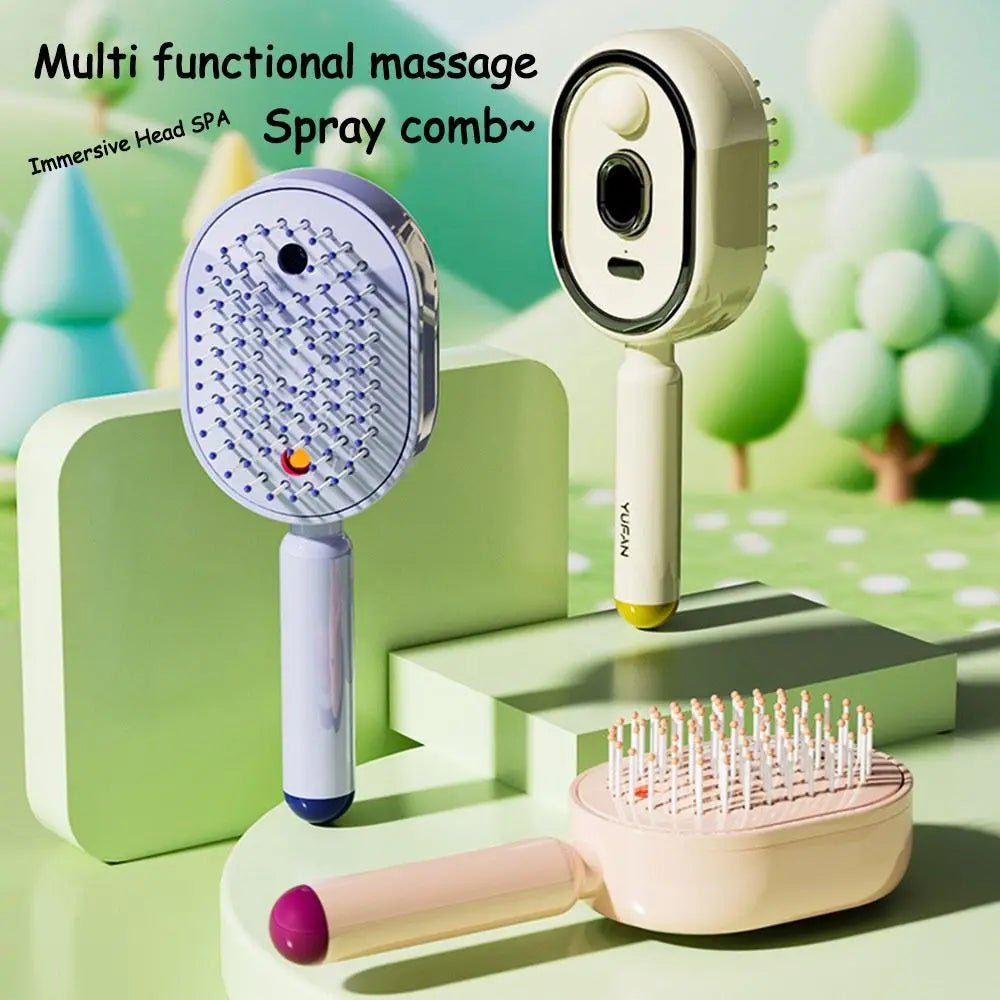 Durable Electric Hair Care Spray Massage Comb - SBDS WORDTR-10188detangling combhair care toolhair comb