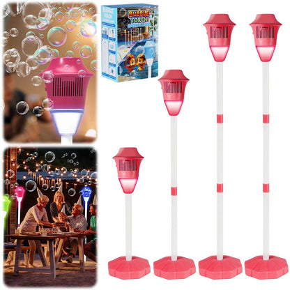 Standing Bubble Machine for Kids – LED Lights & Music Outdoor Toy - SBDS WORDTR-10696birthday toybubble machinekids outdoor toy