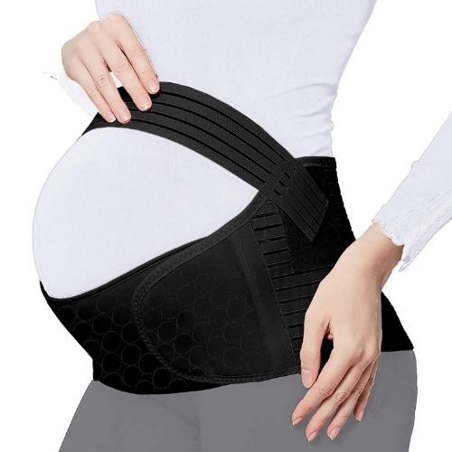 Pregnant Belly Band — Maternity Support Belt for Back, Hip & Ligament Pain Relief SBDS WORD