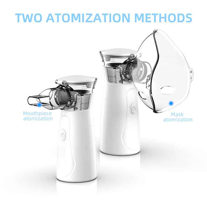 Handheld Nebulizer — Portable Mesh Inhaler for Colds, Asthma & Respiratory Relief