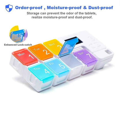 Drug Storage Alarm Box - SBDS WORDTR-10023health organizermedication reminderpill box