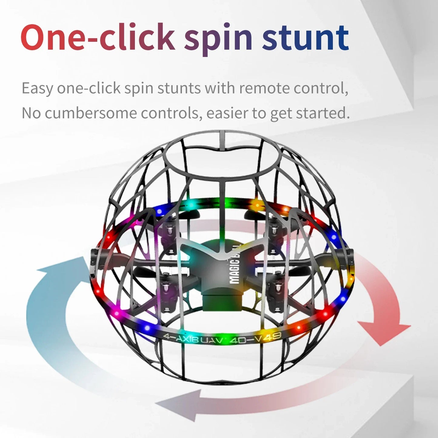 Intelligent Obstacle Avoidance RC Drone - SBDS WORDTR-9427beginner dronekids droneobstacle avoidance drone