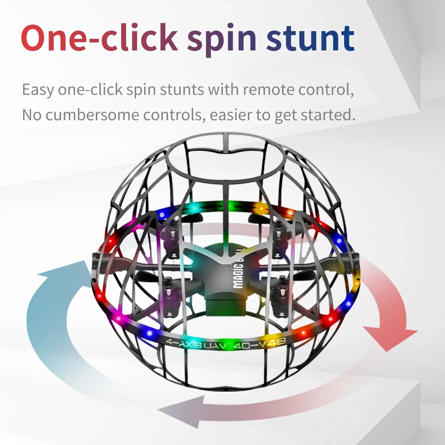 Intelligent Obstacle Avoidance RC Drone - SBDS WORDTR-9427beginner dronekids droneobstacle avoidance drone