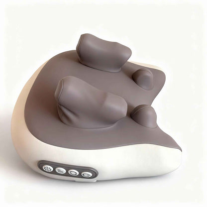 Electric Trapezius Massage Pillow — Shiatsu Kneading with Heat, Wireless