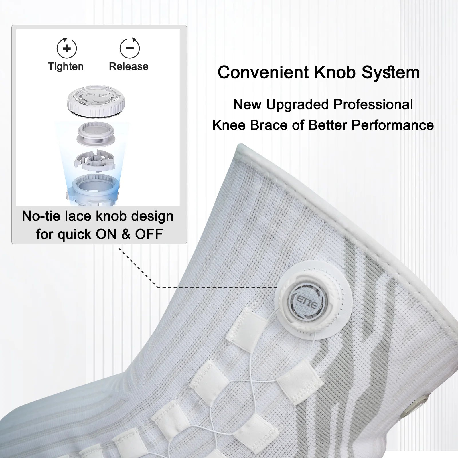 Adjustable Knee Brace with Patella Support Stabilizer - SBDS WORDTR-10504joint supportknee braceknee support