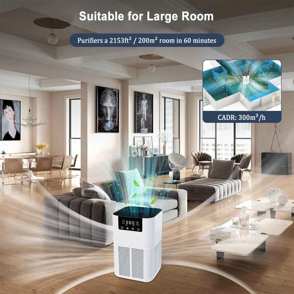 Home Air Purifier with HEPA Filter - SBDS WORDTR-10669air purifierallergen reliefaromatherapy