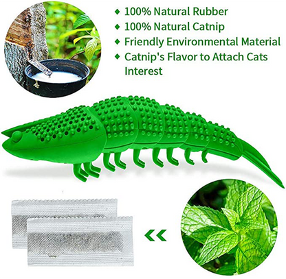 Pet Toothbrush Toy — Silicone Dental Chew Toy for Cats & Dogs