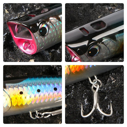 Popper Fishing Lure Hard Bait 8.5 - 30g - SBDS WORDTR-10409bass fishingfishing lurefreshwater fishing