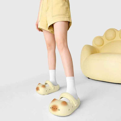 Anti-Slip Cat Paw Slippers SBDS WORD
