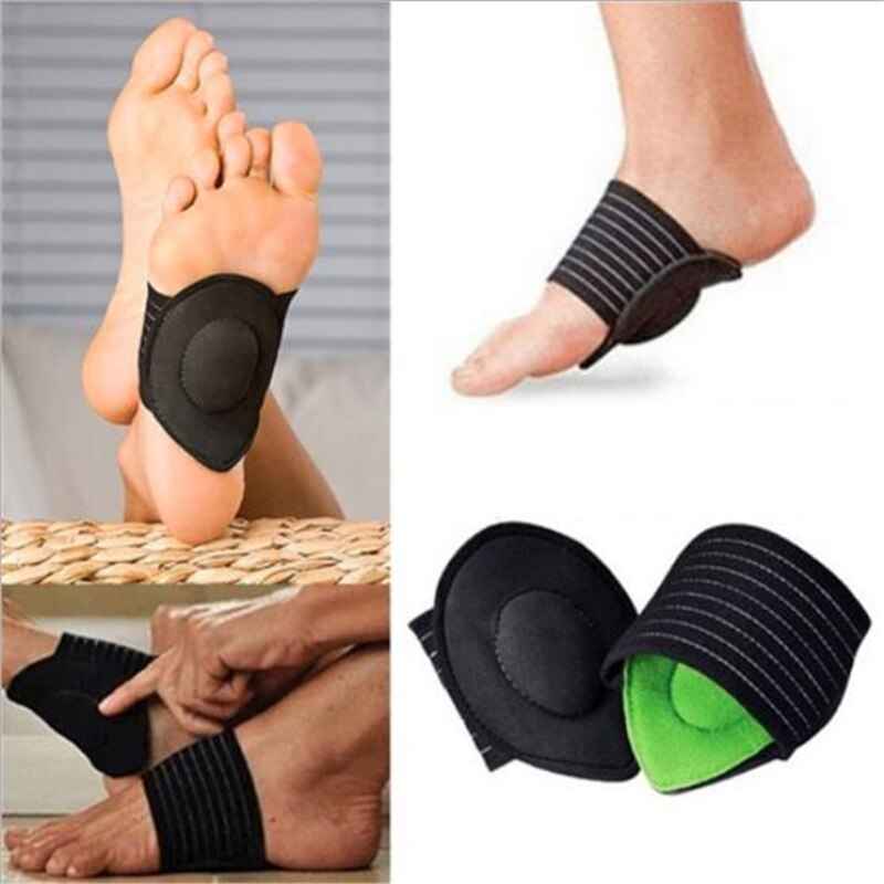 2x Arch Support Foot Cushion Pad — Gel-Foam Insole for Plantar Fasciitis & Flat Feet