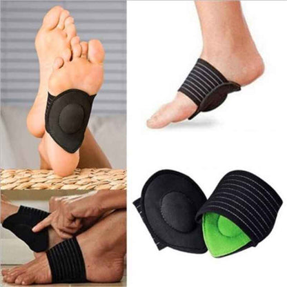 2x Arch Support Foot Cushion Pad — Gel-Foam Insole for Plantar Fasciitis & Flat Feet