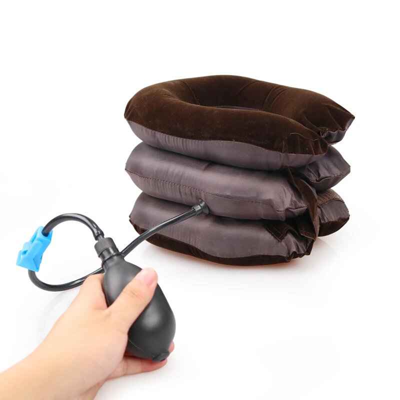Cervical Neck Traction Device — Inflatable Collar for Spine Alignment & Pain Relief