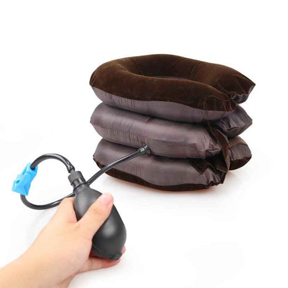Cervical Neck Traction Device — Inflatable Collar for Spine Alignment & Pain Relief