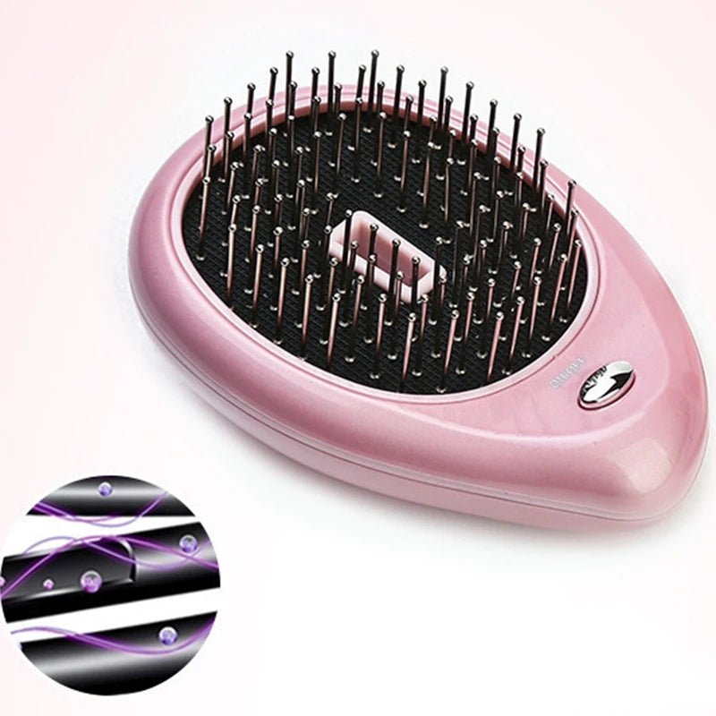 Anti-Static Ionic Vibrating Hair Brush - SBDS WORDanti-static brushhair detanglerionic hair brush